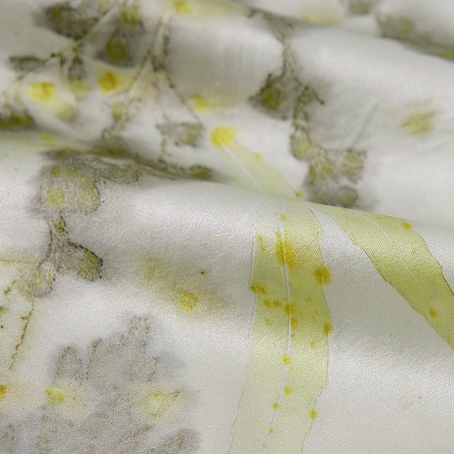 Mulberry Silk Baby Bodysuit – Leaf Print