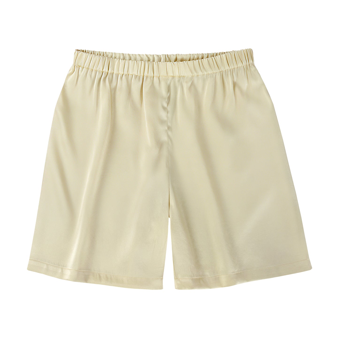 100% Mulberry Silk Children’s Homewear Shorts – Hand-Dyed with Calendula