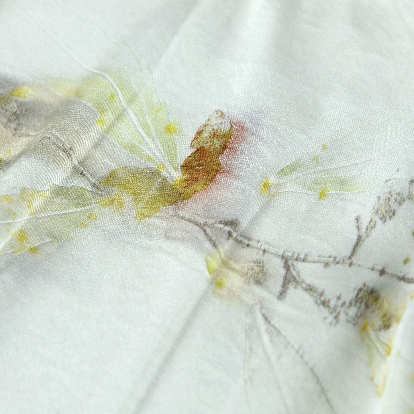 100% Mulberry Silk Sleeveless Baby Romper - Hand Printed