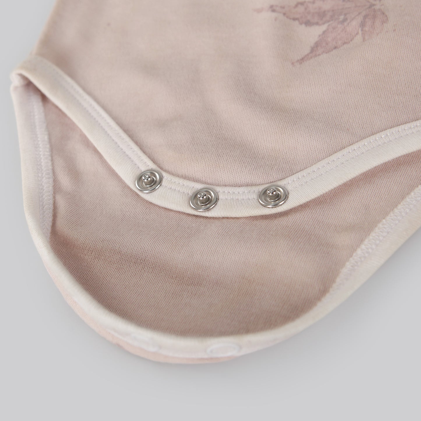 Hand-Dyed Organic Cotton Short-Sleeve Baby Romper